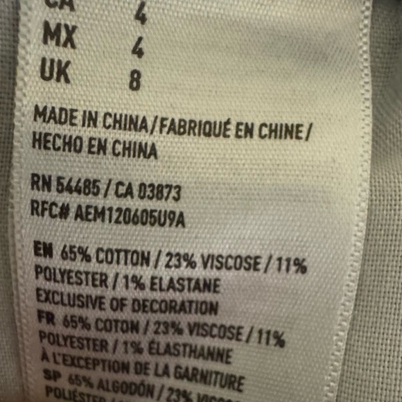 AE WOMENS HI RISE SHORTIE DENIM SHORTS - Picture 8 of 8